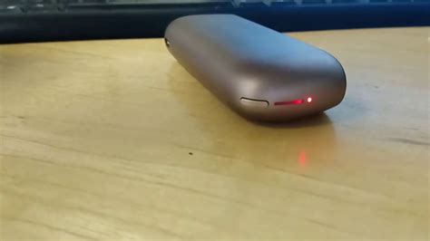 iqos stick blinking red light